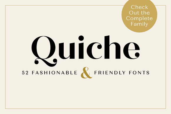 Quiche Display Regular Font in Sans-Serif Fonts - product preview 3