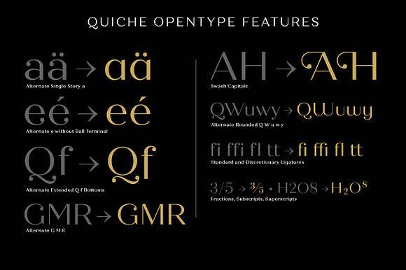 Quiche Display Regular Font in Sans-Serif Fonts - product preview 10