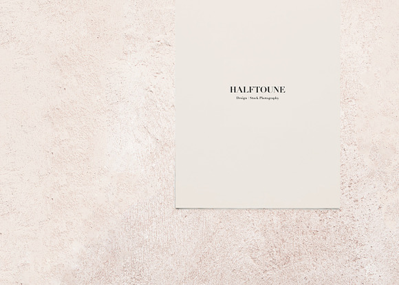 5x7 Mockup, Pink Pastel Paper Mockup in Graphics - product preview 2