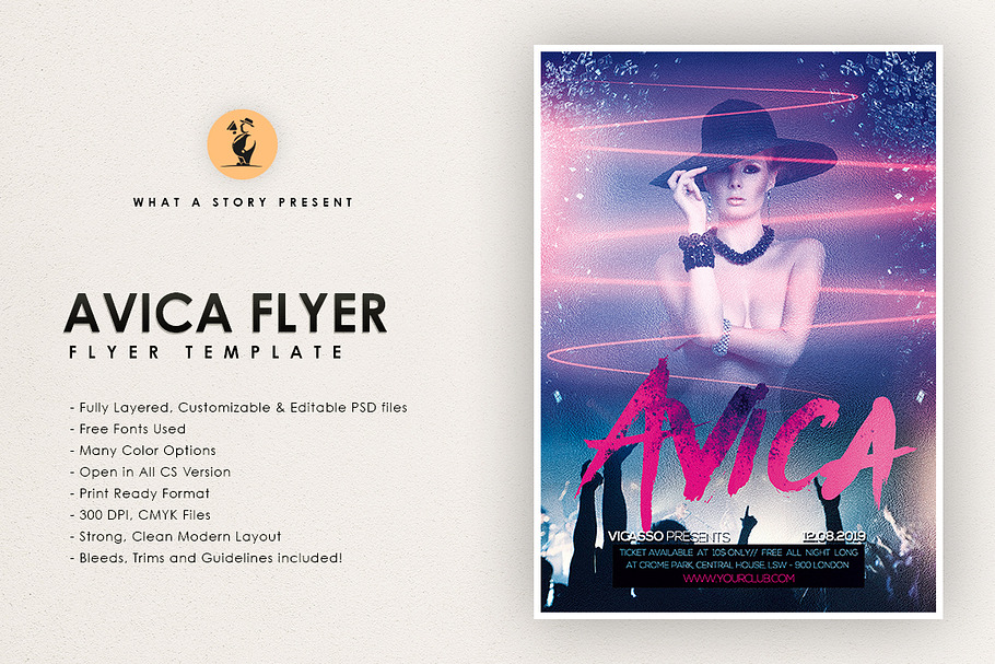 Avica Flyer in Flyer Templates - product preview 8