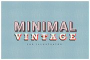 Minimal Vintage - Illustrator Styles