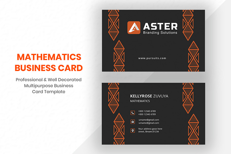 Teacher Business Card in Business Card Templates - product preview 8