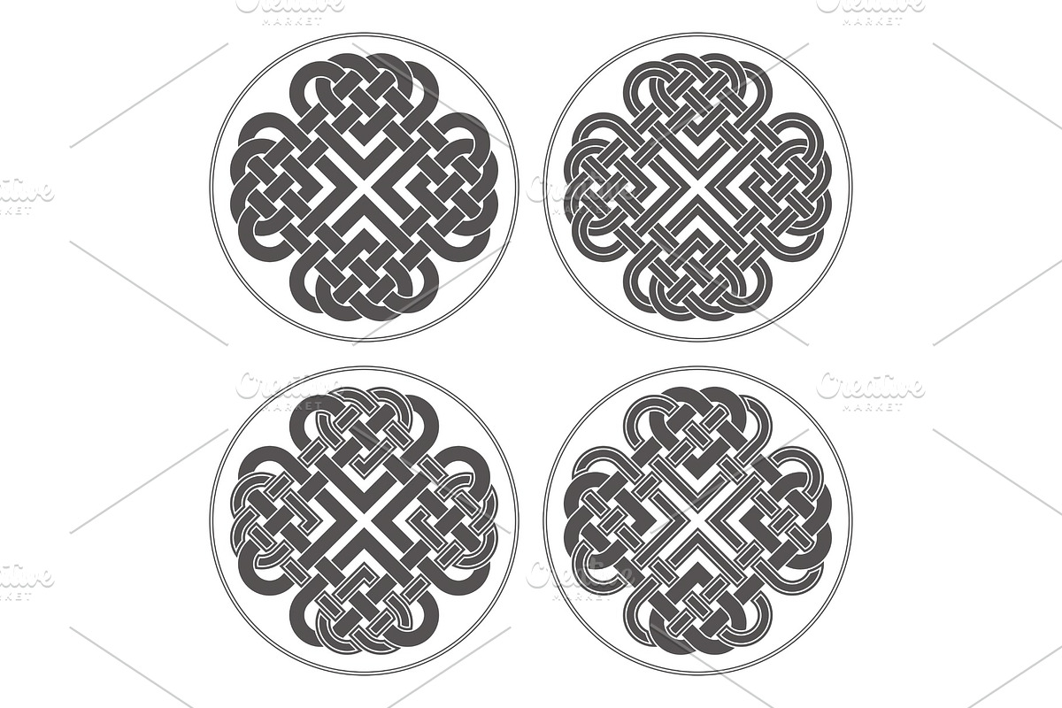Vector heart celtic cross. Ethnic in Illustrations - product preview 8