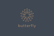 Sophisticated Butterfly Logo
