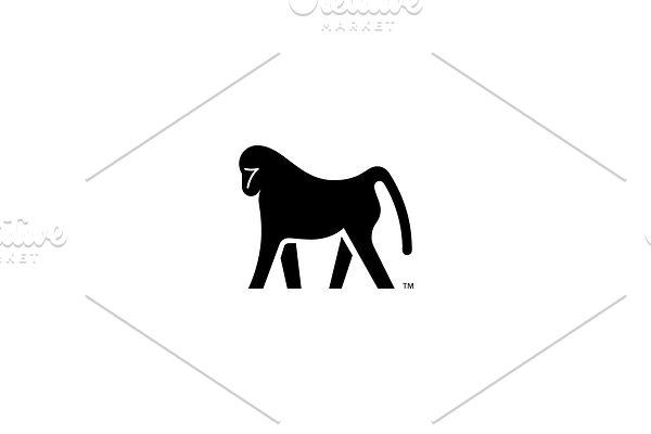Baboon Logo Template