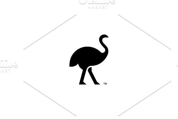 Ostrich Logo Design