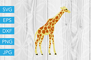 Giraffe SVG Cut File Zoo SVG