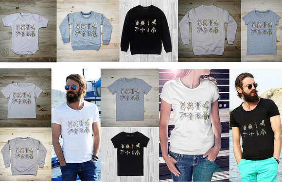 52 Cool T-shirt Designs Bundle Offer in Illustrations - product preview 2