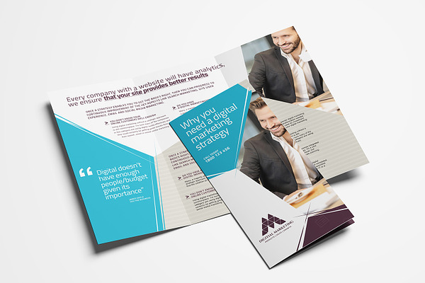 Digital Marketing Tri-Fold Brochure