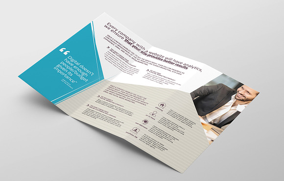 Digital Marketing Tri-Fold Brochure in Brochure Templates - product preview 1