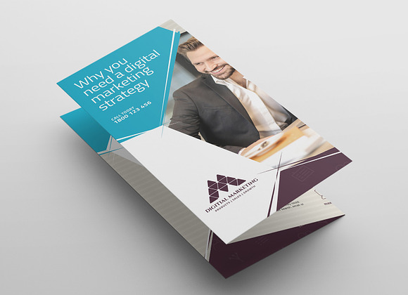Digital Marketing Tri-Fold Brochure in Brochure Templates - product preview 2