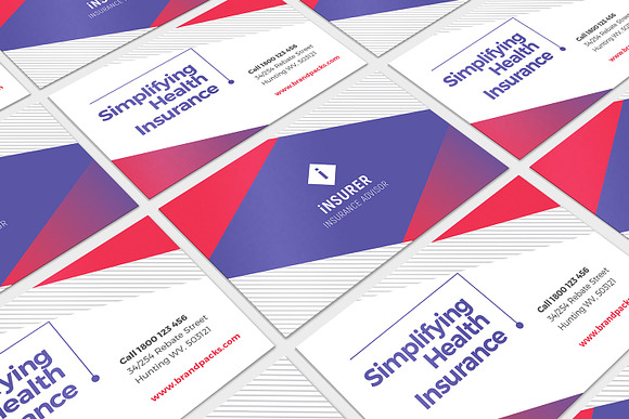 Modern Corporate Business Card in Business Card Templates - product preview 3