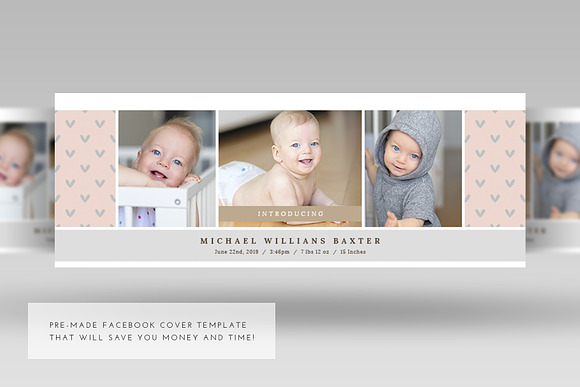 Photographer Facebook Cover in Facebook Templates - product preview 2