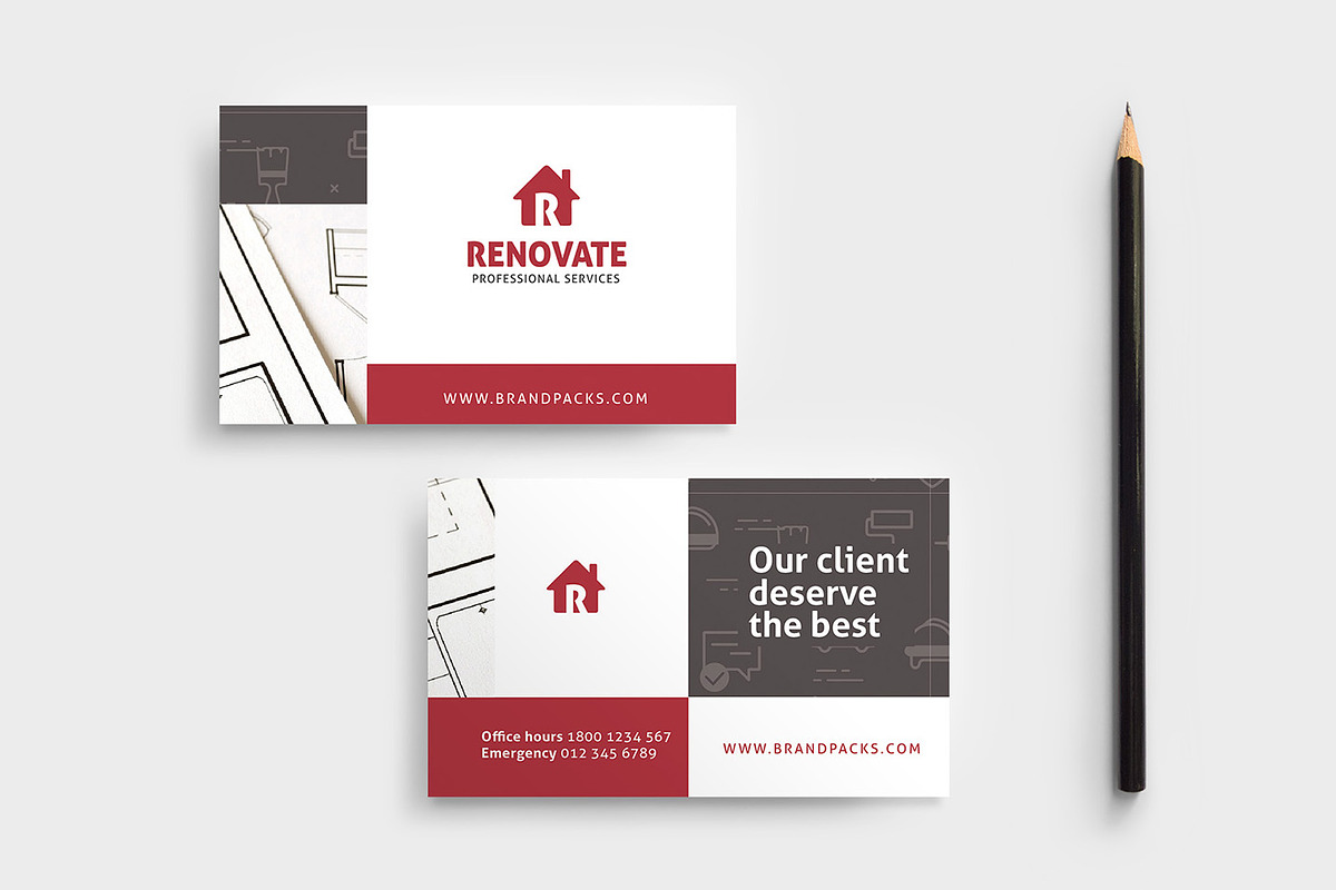 Tradesman Business Card in Business Card Templates - product preview 8
