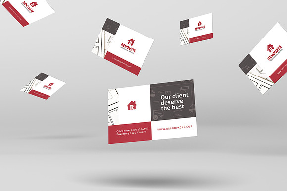 Tradesman Business Card in Business Card Templates - product preview 3