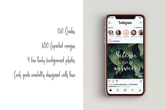 Deep Quotes - 150 Quotes Pack in Instagram Templates - product preview 3
