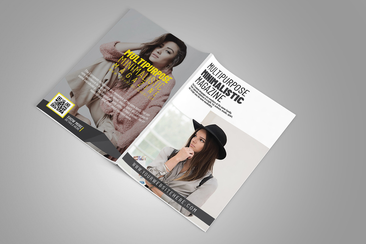 Multipurpose Minimalistic Magazine in Magazine Templates - product preview 8