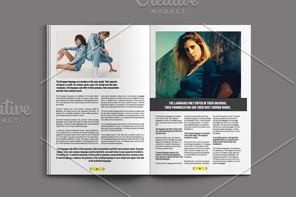 Multipurpose Minimalistic Magazine in Magazine Templates - product preview 5