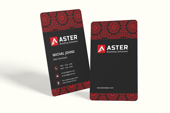 Pattern Business Card in Business Card Templates - product preview 1