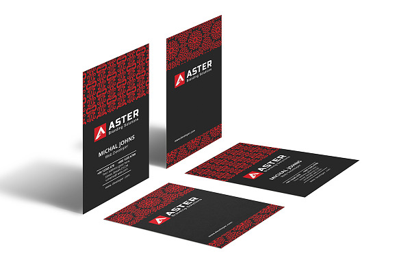 Pattern Business Card in Business Card Templates - product preview 4