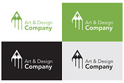 Art design company logo