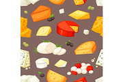 Cheese vector cheesy food and dairy