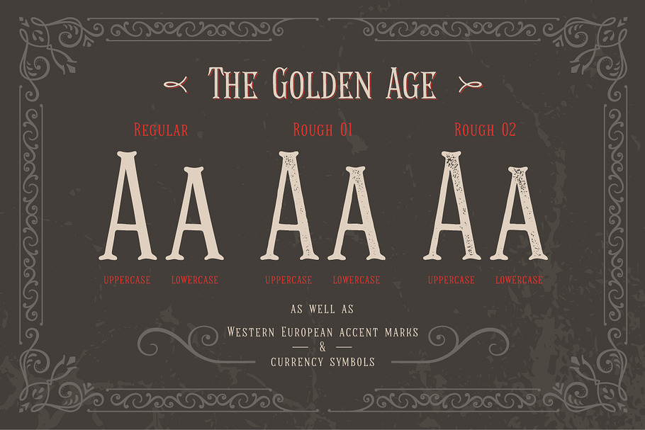 The Golden Age Typeface in Display Fonts - product preview 8