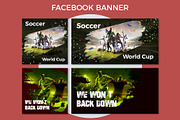 Final Match Football Facebook Banner