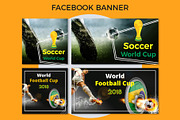 World Football Cup Facebook Banner