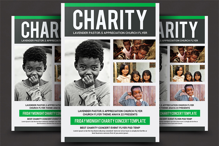 Charity Fundraisers Flyer Templates Creative Flyer Templates