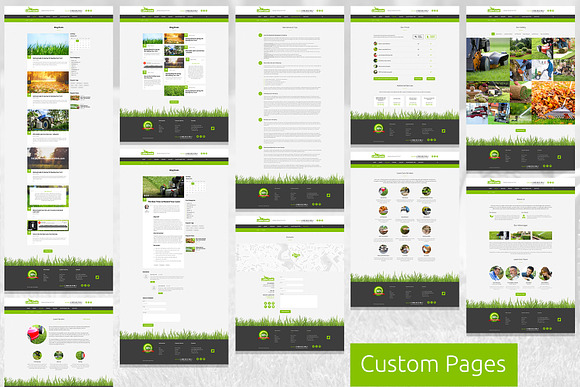 Lawn Care - WordPress theme in WordPress Business Themes - product preview 4