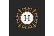 Luxury Logo vector template for