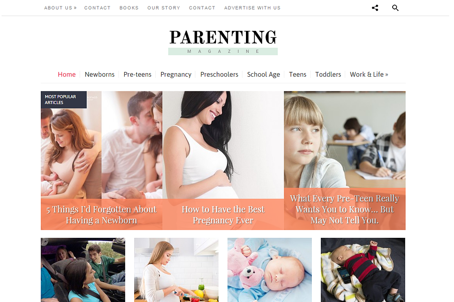 Parenting Blogging Theme