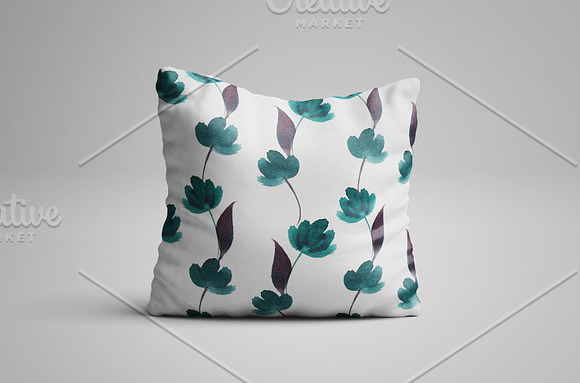 Watercolor floral pattern+BONUS in Patterns - product preview 2