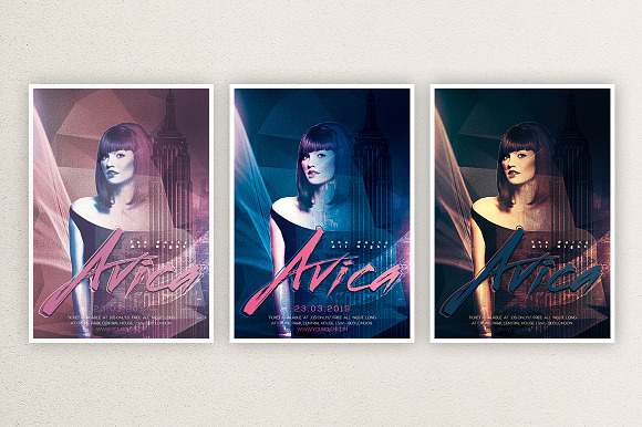 All Night Avica in Flyer Templates - product preview 2