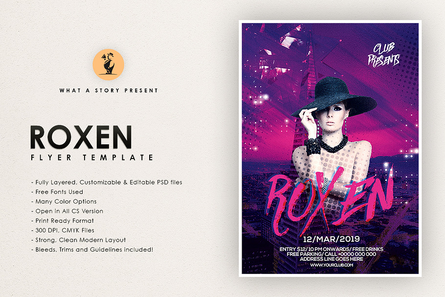 Roxen in Flyer Templates - product preview 8