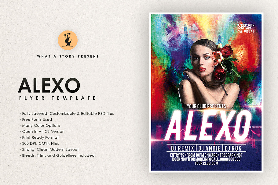 Alexo in Flyer Templates - product preview 8