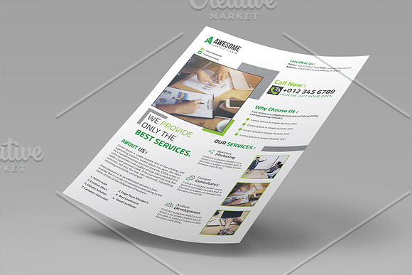 Corporate Flyer in Flyer Templates - product preview 4