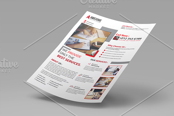 Corporate Flyer in Flyer Templates - product preview 5