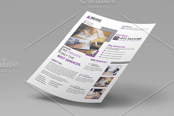 Corporate Flyer in Flyer Templates - product preview 6