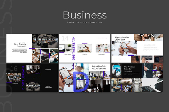 Success - template presentation P+K in Keynote Templates - product preview 2