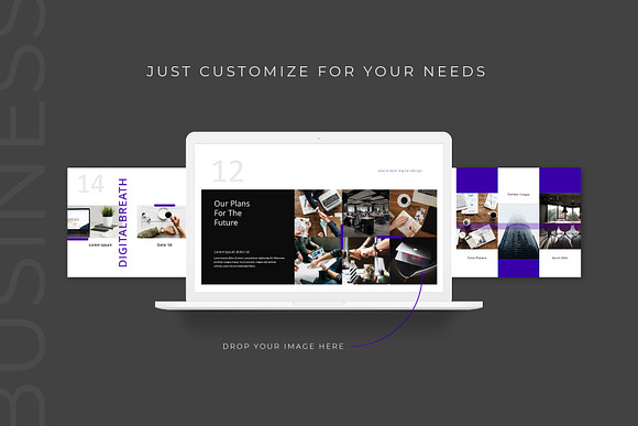 Success - template presentation P+K in Keynote Templates - product preview 3