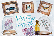 Watercolor Vintage Collection Set