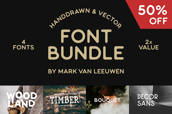 Font Bundle - 50% Off! in Sans-Serif Fonts - product preview 8