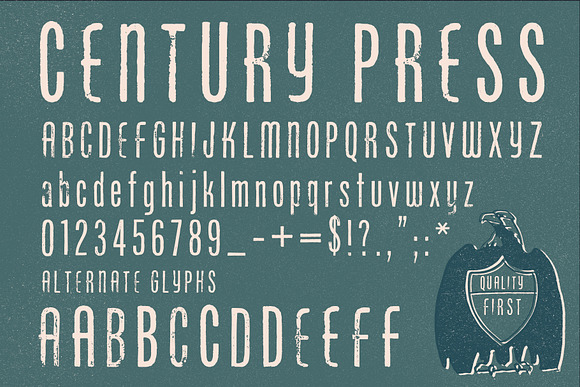 Century Press in Display Fonts - product preview 1