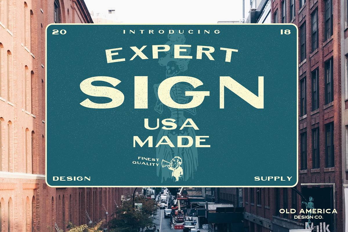 Expert Sign in Display Fonts - product preview 8