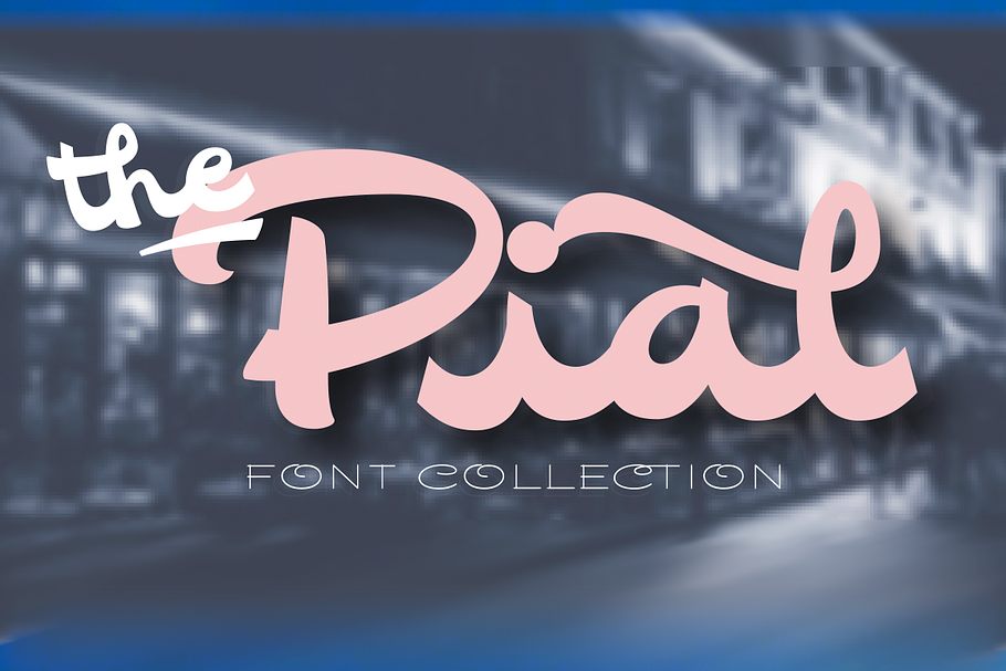 Pial Family in Script Fonts - product preview 8