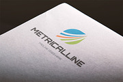 Metrical Line Logo Template