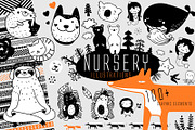Nursery illustrations kit