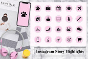 Pink Lifestyle Instagram Covers